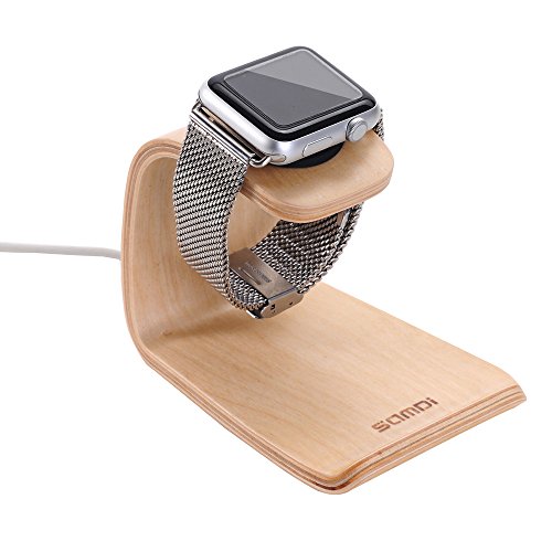 0645635127939 - 2016 NEWEST WOODEN SMART WATCH CHARGING DOCK PHONE STAND IWATCH STAND WOODEN FREE YOUR HANDS