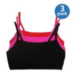 0646007753527 - FRUIT OF THE LOOM | 3-PACK, SPAGHETTI STRAP SPORT BRAS, FRUIT OF THE LOOM