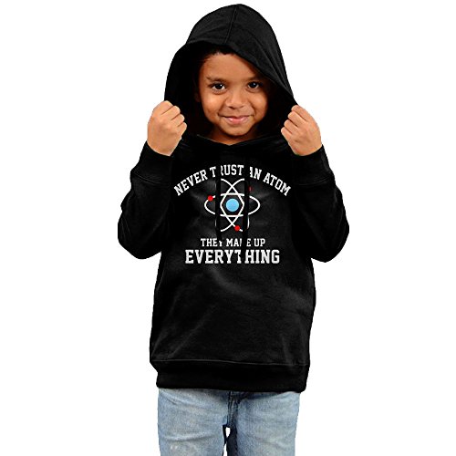 6462214364011 - CHILD NEVER TRUST AN ATOM THEY MAKE UP EVERYTHING FUNNY HOODIES PRINTED