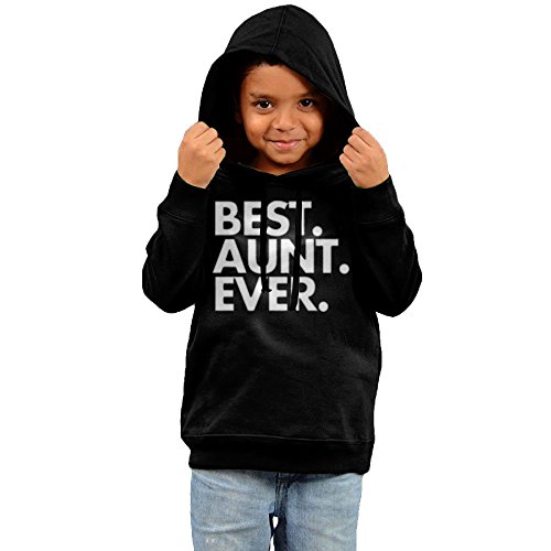 6462214364752 - KIDS BEST AUNT EVER COOL AUNT HOODED SWEATSHIRT PERSONALIZED