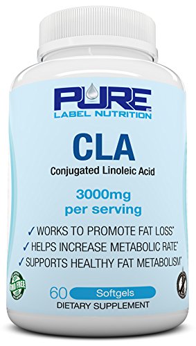 0646223554519 - PURE CLA SUPPLEMENT 3000MG (HIGHEST DOSE AVAILABLE) BEST FAT BURNER + WEIGHT LOSS SUPPLEMENT, ALL NATURAL CONJUGATED LINOLEIC ACID, PREMIUM CLA SOFTGELS PHYSIQUE ENHANCING FORMULA CLA FOR MEN / WOMEN