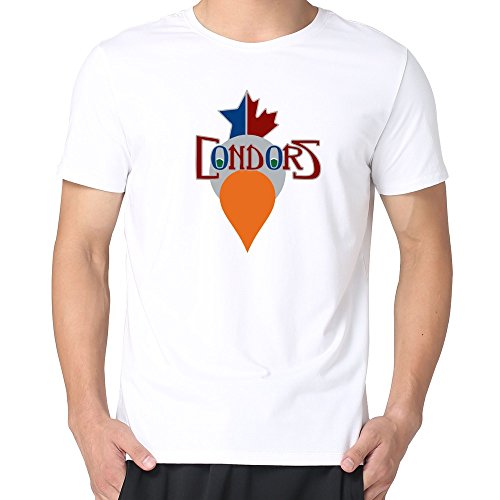 6462353073614 - JUST MEN'S LEAFS OILERS BAKERSFIELD CONDORS T-SHIRTS WHITE L
