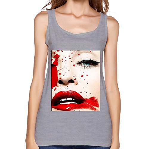 6463295516979 - ZYXX WE NEED MADONNA REBEL HEART TANK TOP FOR WOMEN GRAY M