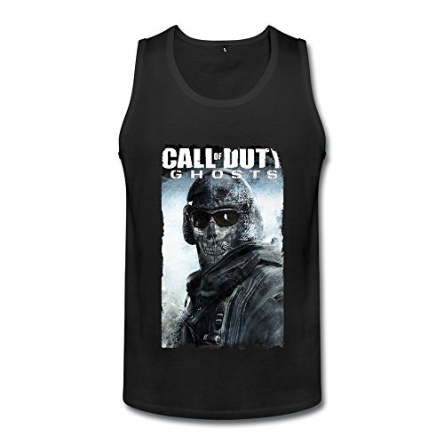 6463464314719 - ACTION CALL OF DUTY GHOSTS TANK TOP FOR MEN BLACK M