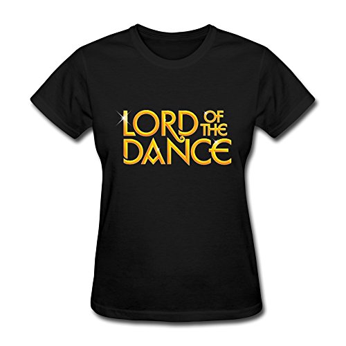 6463464337657 - LORD OF THE DANCE TOUR 2016 T SHIRT FOR WOMEN BLACK L