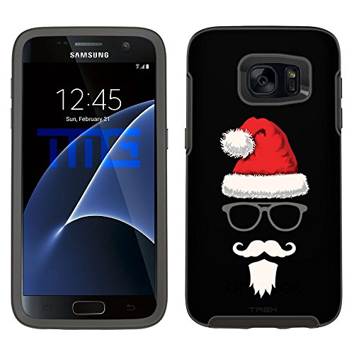 0646406743082 - SKIN DECAL FOR OTTERBOX SYMMETRY SAMSUNG GALAXY S7 CASE - SANTA WITH MUSTACHE AND BEARD