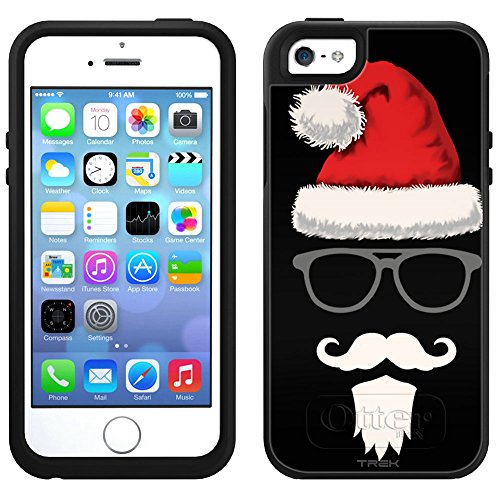 0646406921718 - SKIN DECAL FOR OTTERBOX SYMMETRY APPLE IPHONE SE CASE - SANTA WITH MUSTACHE AND BEARD