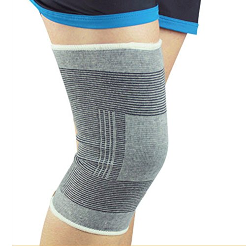 6464271399340 - EDAL GRAY ELASTIC KNEE SUPPORT KNEE PAD KNEE BRACE FOR OUTDOOR SPORTS