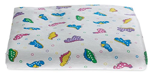 0646437082624 - 3 PACK, HOSPITAL RECEIVING BLANKETS, BABY BLANKETS, 100% COTTON, 30X40, DINOSAURS