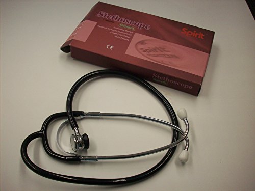 0646437554176 - NEONATAL MAJESTIC DUAL HEAD STAINLESS STEEL STETHOSCOPE BY SPIRIT