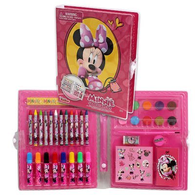 0646437620413 - ART SUPPLIES AND CRAFTS FOR GIRLS - DISNEY'S MINNIE MOUSE ART/DRAWING SET - GREAT CHRISTMAS TOY/GIFT FOR YOUNG ARTISTS