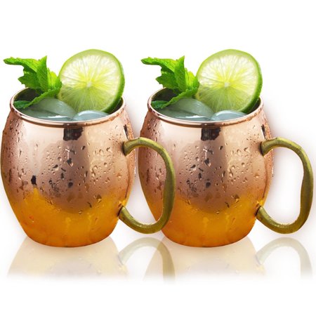 0646437677646 - ESTILO HANDCRAFTED SOLID COPPER MOSCOW MULE MUGS, 20-OUNCE - SET OF 4
