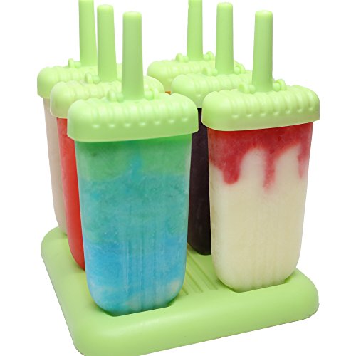 0646437954594 - #1 BEST PREMIUM DISHWASHER SAFE NO BPA POPSICLE MOLDS INCLUDE DRIP GUARD PROTECTION THAT ARE SIMPLE, QUICK WITH STANDING TRAY TUPPERWARE QUALITY 6-PIECE REPEAT USE PLASTIC ICE POP MOLD SET