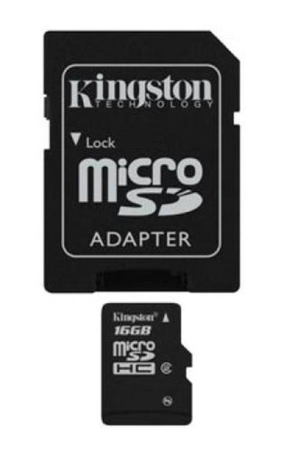 0646443734173 - KINGSTON 16 GB CLASS 2 MICROSDHC FLASH MEMORY CARD SDC2/16GB