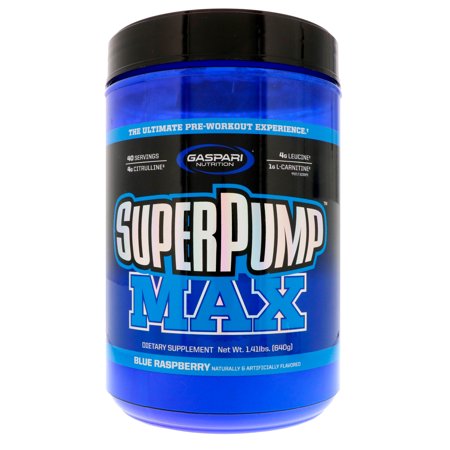0646511007215 - SUPERPUMP MAX BLUE RASPBERRY ICE 1.41 LB