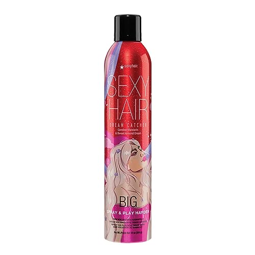 0646630022106 - SEXYHAIR BIG SPRAY & PLAY HARDER FIRM VOLUMIZING HAIRSPRAY, 10 OZ | DREAM CATCHER | ALL DAY HOLD AND SHINE | UP TO 72 HOUR HUMIDITY RESISTANCE