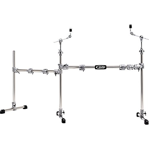 0647139156699 - PACIFIC DRUMS BY DW CHROME OVER STEEL MAIN AND SIDE COMBO RACK
