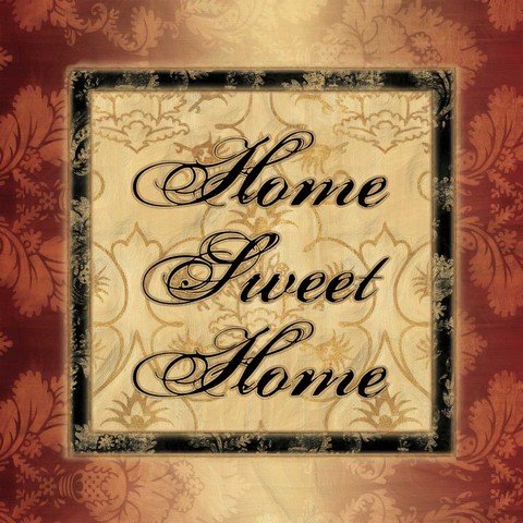 0647191111681 - TANGLETOWN FINE ART HOME SWEET HOME BY PIPER BALLANTYNE POSTER FRAME - 20 X 20 X 1.5 IN.