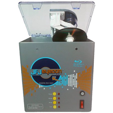 0647226280047 - JFJ ONE-STEP EYECON MINI VIDEO GAME, CD, DVD, BLU-RAY REPAIR MACHINE WITH JFJ EASY PRO VIDEO GAME, CD, DVD, BLU-RAY REPAIR MACHINE 110V