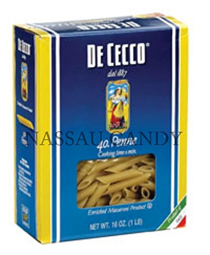 0647367119251 - DECECCO PENNE LISCE PASTA - 16 OZ - PACK OF 20