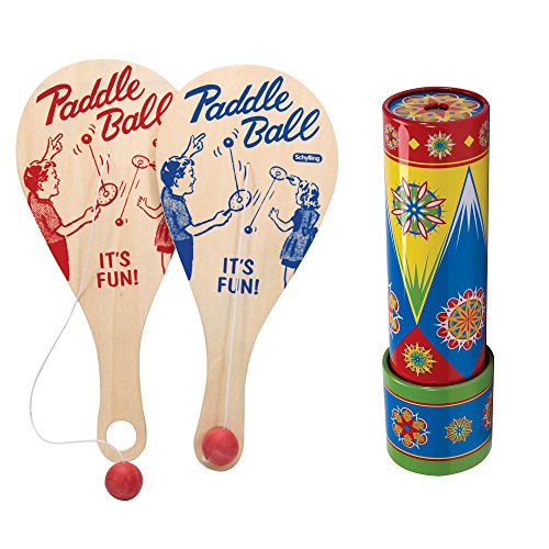 0647409219574 - SCHYLLING CLASSIC TOY PACK FEATURING TIN KALEIDOSCOPE & PADDLE BALL - 2 ITEMS BUNDLED BY MAVEN GIFTS