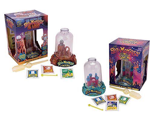 0647409219840 - SCHYLLING SEA MONKEYS SET WITH MARS & MAGIC CASTLE COLONIES - INCLUDES EVERYTHING REQUIRED TO GET STARTED - 2 ITEMS BUNDLED BY MAVEN GIFTS