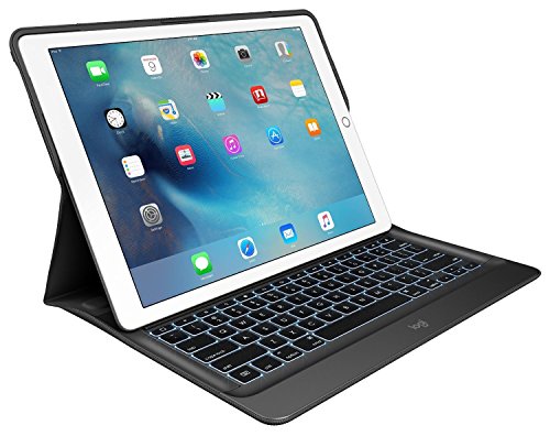 0647603910383 - LOGITECH CREATE BACKLIT KEYBOARD CASE WITH SMART CONNECTOR FOR IPAD PRO(12.9-INCH) - BLACK (CERTIFIED REFURBISHED)