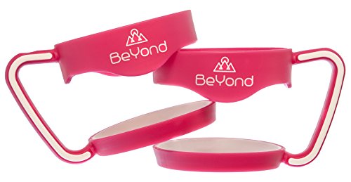 0647679174467 - BEYOND BRAND 2-PACK, HOT PINK HANDLE FOR 30 OZ YETI RAMBLER TUMBLER - HOTPINK WITH WHITE ANTI-SLIP RUBBER TRIM - FITS YETI RTIC OZARK TRAIL SIC AND OTHER COOLER CUPS - GIFT-QUALITY BOX (HANDLES ONLY)