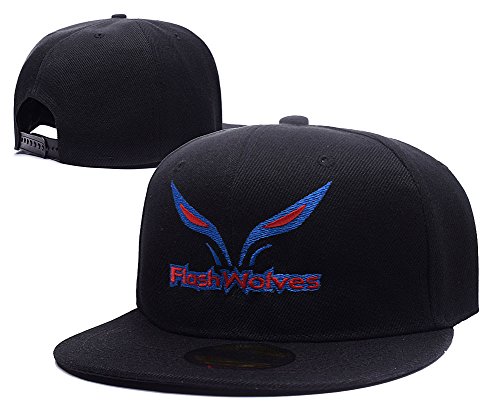 6477230424618 - ZZZB FLASH WOLVES GAME LOGO ADJUSTABLE SNAPBACK EMBROIDERY HATS CAPS