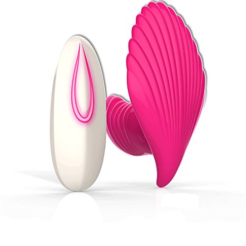 0647726611365 - MSSAGER, BODY MASSAGER WIRELESS REMOTE CONTROL WEAR BUTTERFLY MASSAGER (ROSE)