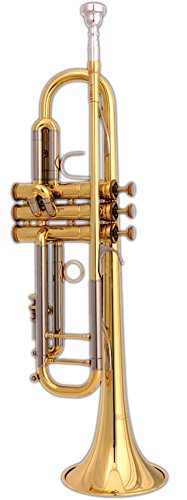 0647759002543 - BLESSING BTRML1 ARTIST SERIES PROFESSIONAL TRUMPET, LACQUERED BRASS