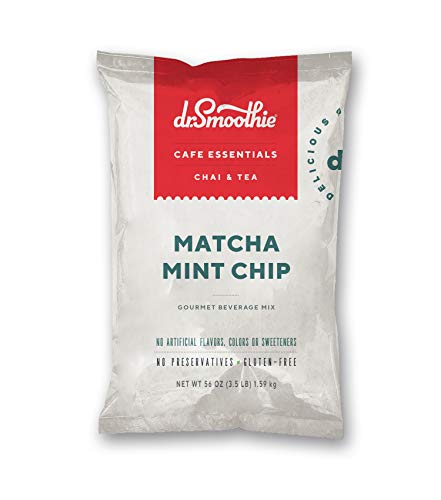 0647854604703 - DR. SMOOTHIE CAFE ESSENTIALS MATCHA MINT CHIP, 3.5 POUND (PACK OF 5)