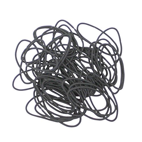0647929320064 - GOODY OUCHLESS NO METAL ELASTICS, 2 MM (153-COUNT, BLACK)