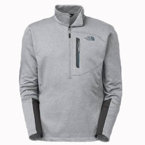 0648335785768 - NEW THE NORTH FACE MEN'S CANYONLANDS 1/2-ZIP PULLOVER HIGH RISE GREY HEATHER MEDIUM