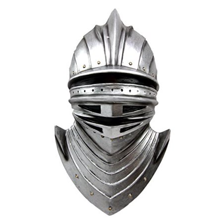 0648609566734 - ATLANTIC COLLECTIBLES LARGE SUIT OF ARMOR MEDIEVAL KNIGHT BUST WALL PLAQUE 14TALL