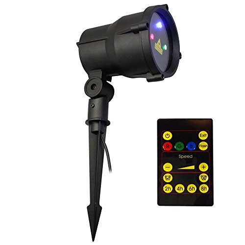 6486508500619 - NEW STAR OUTDOOR LASER CHRISTMAS LIGHT WITH REMOTE CONTROL,PROJECTION CHRISTMAS LIGHT FOR CHRISTMAS, HOLIDAY, PARTY, LANDSCAPE, AND GARDEN DECORATION (REDGREENBLUE, DYNAMIC)