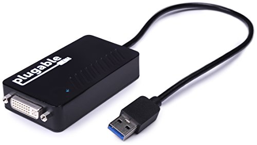 0649241921080 - PLUGABLE USB 3.0 TO VGA / DVI / HDMI VIDEO GRAPHICS ADAPTER FOR MULTIPLE MONITORS UP TO 2048X1152 / 1920X1080 (SUPPORTS WINDOWS 10, 8.1, 7, XP)