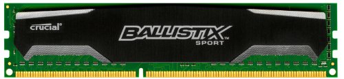 0649528752956 - CRUCIAL BALLISTIX SPORT 2GB SINGLE DDR3 1600 MT/S (PC3-12800) CL10 UDIMM 240-PIN MEMORY MODULE BL25664BA160A