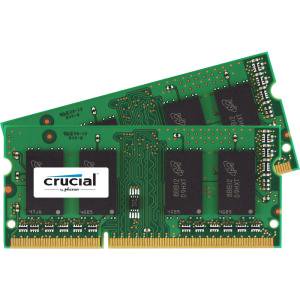 0649528762702 - CRUCIAL 16GB KIT (8GBX2) DDR3 1866 MT/S (PC3-14900) SODIMM 204-PIN MEMORY - CT2K102464BF186D