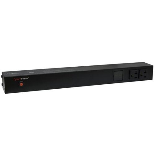 0649532901944 - CYBERPOWER PDU20M2F8R 10-OUTLETS RACK MOUNT 1U 20A METERED POWER DISTRIBUTION UNIT