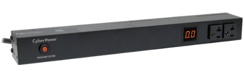0649532901975 - CYBERPOWER PDU20MT2F8R 10-OUTLETS RACK MOUNT 1U L5-20P 20A METERED POWER