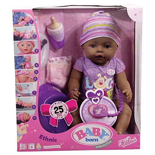 6496524253291 - BABY BORN INTERACTIVE ETHNIC GIRL DOLL PARTS ACCESSORIES ZAPF CREATIONS