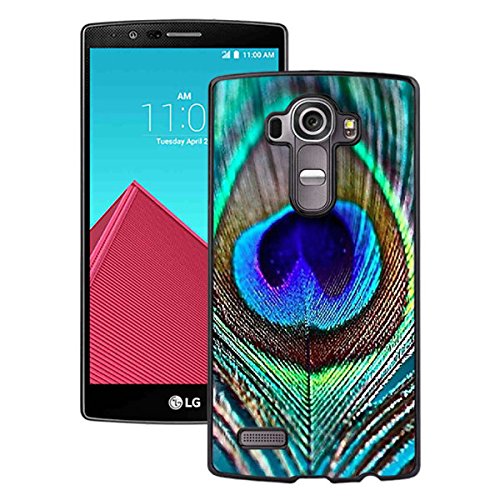 6497921029168 - LG G4 CASE,VIVID PEACOCK FEATHER LG G4 CASE BLACK COVER