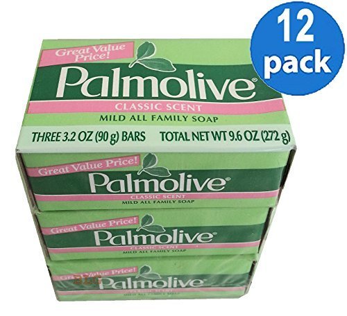 0649906971702 - PALMOLIVE CLASSIC SCENT MILD ALL FAMILY HAND & BATH SOAP. (12 PACK.. 36 BARS).. HPVAGR