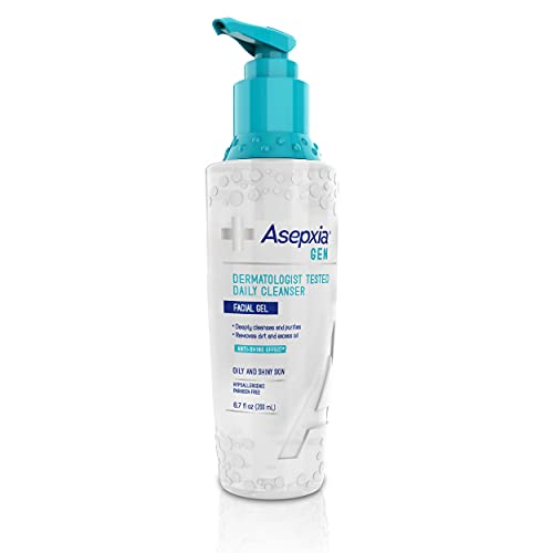 0650240056123 - ASEPXIA GEN, DERMATOLOGIST TESTED DAILY FACIAL CLEANSER FOR OILY SKIN, DEEPLY CLEANSES AND PURIFIES WHILE REMOVING EXCESS OIL AND DIRT, 6.7 OZ.