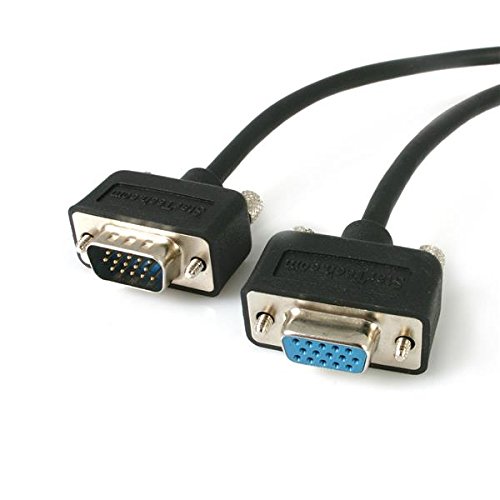 0065030818766 - STARTECH.COM LOW PROFILE HIGH RESOLUTION MONITOR VGA EXTENSION CABLE HD15 M/F - 15 FEET (MXT101LP15)