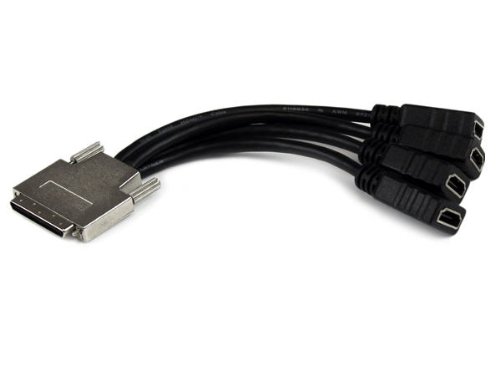 0650308536826 - STARTECH.COM VHDCI24HD VHDCI(M) TO 4-PORT HDMI(F) SPLITTER BREAKOUT CABLE FOR NVIDIA AND VISIONTEK GRAPHICS CARDS