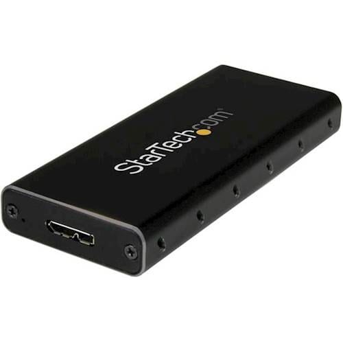 0065030864435 - STARTECH.COM - USB 3.1 DRIVE ENCLOSURE FOR M.2 NGFF SOLID STATE DRIVES - BLACK/SILVER