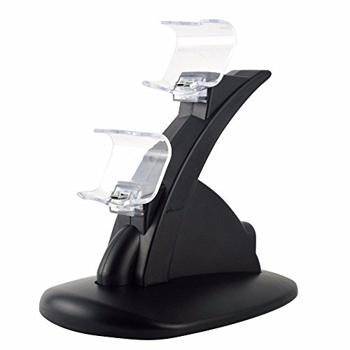 6505647115093 - DUAL USB CHARGER LED STATION DOCK FAST CHARGING STAND FOR SONY PS4 CONTROLLER US