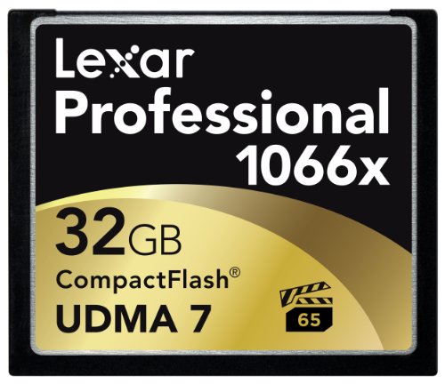 6505901816360 - LEXAR PROFESSIONAL 1066X 32GB VPG-65 COMPACTFLASH CARD (UP TO 160MB/S READ) W/FREE IMAGE RESCUE 5 SOFTWARE LCF32GCRBNA1066